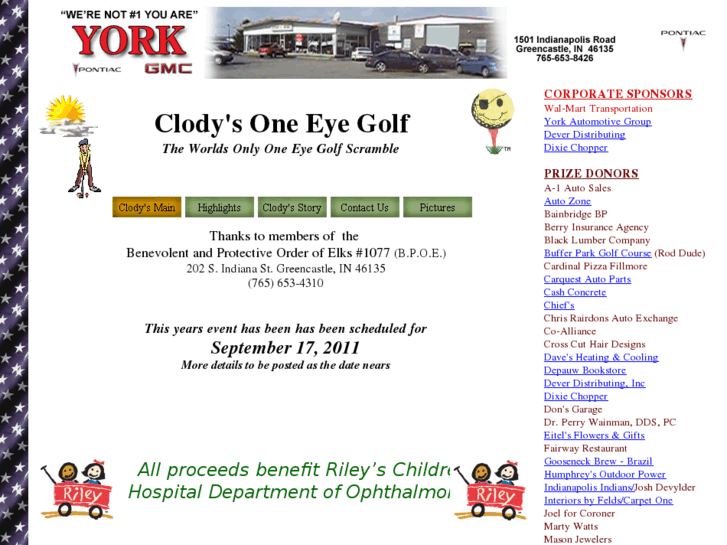 www.clodysoneeyegolf.com