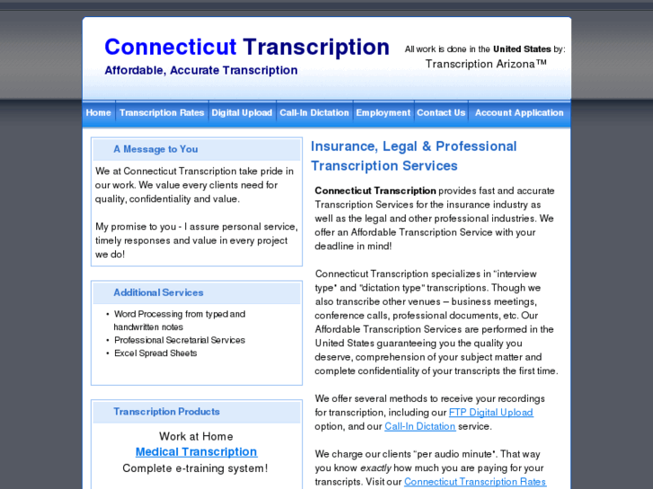 www.connecticuttranscription.com
