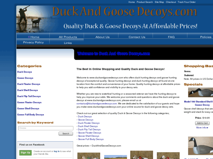 www.duckandgoosedecoys.com