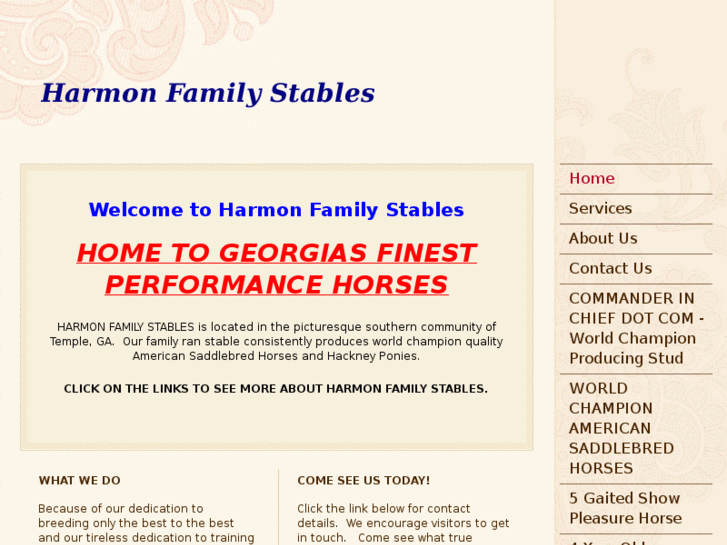 www.harmonfamilystables.com