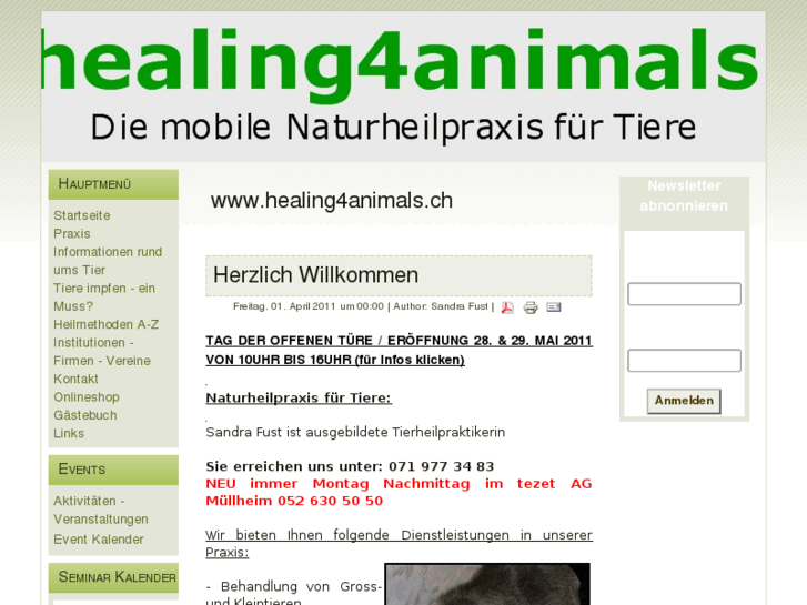 www.healing4animals.ch