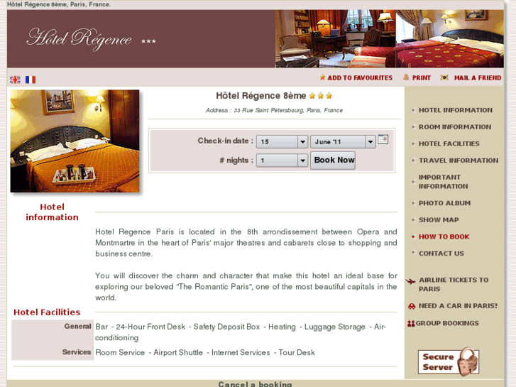 www.hotel-regence-8eme-paris.com