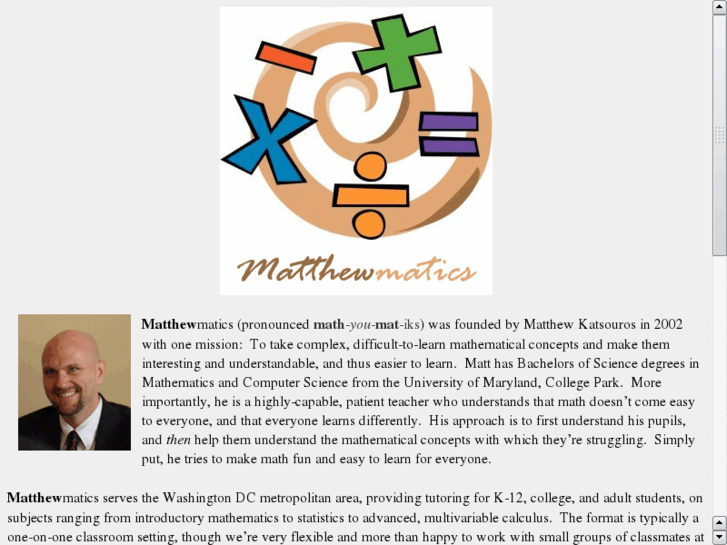 www.matthewmatics.net