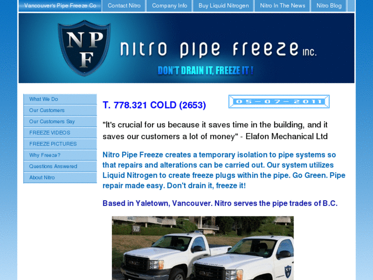 www.nitropipefreeze.com