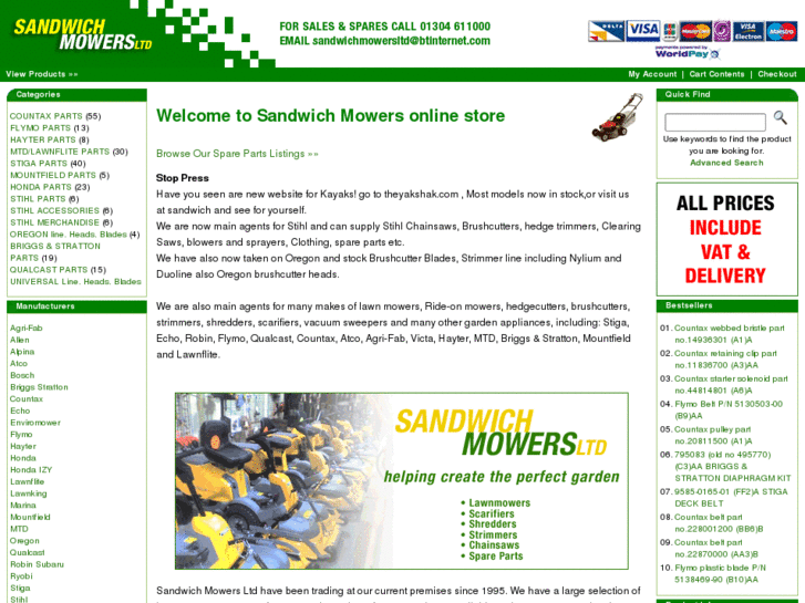 www.sandwichmowers.com