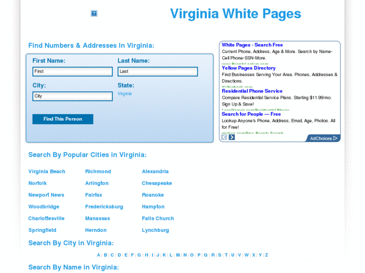 www.virginia-white-pages.com