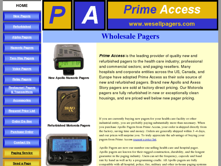 www.wesellpagers.com