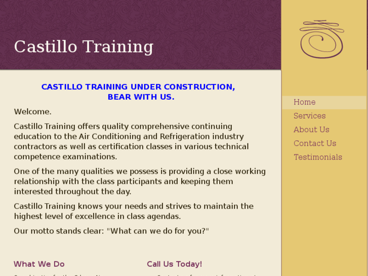 www.castillotraining.com