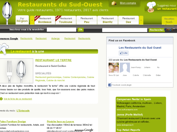 www.restaurants-sud-ouest.com