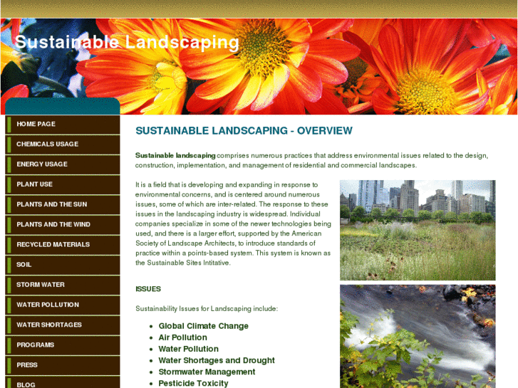 www.thesustainablelandscape.com