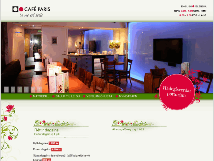 www.cafeparis.is