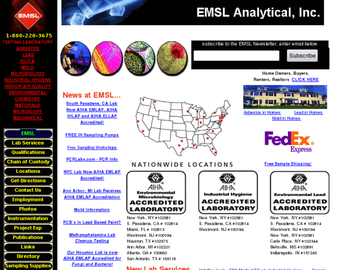 www.emsltesting.com