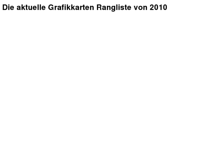 www.grafikkartenrangliste.com