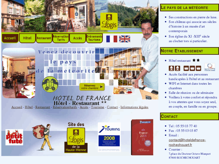 www.hoteldefrance-rochechouart.com