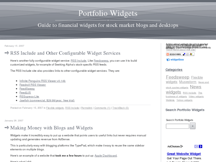 www.portfoliowidgets.com