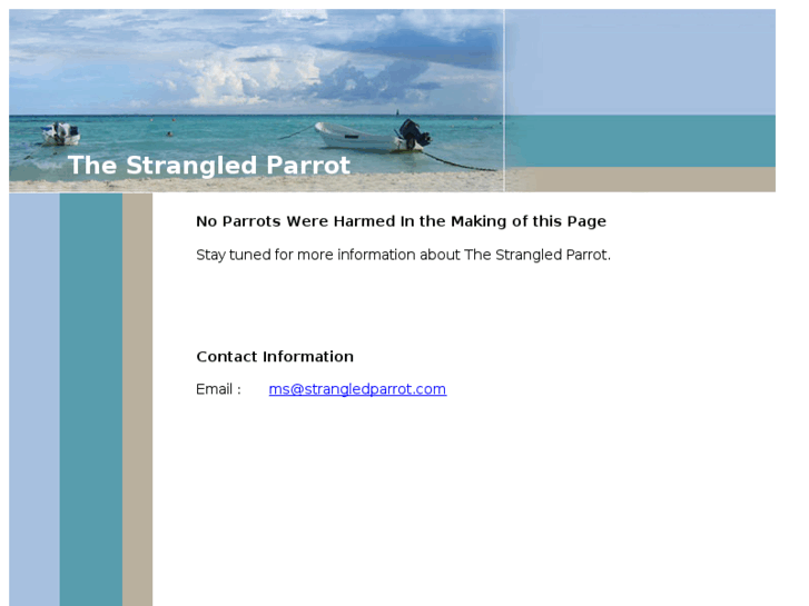 www.strangledparrot.com