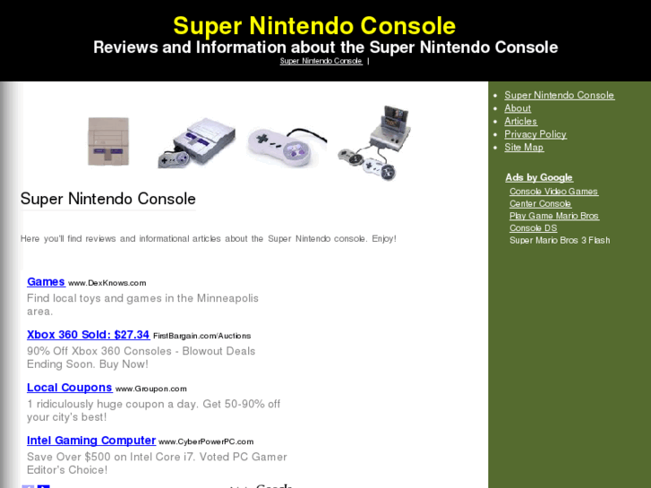 www.supernintendoconsole.org