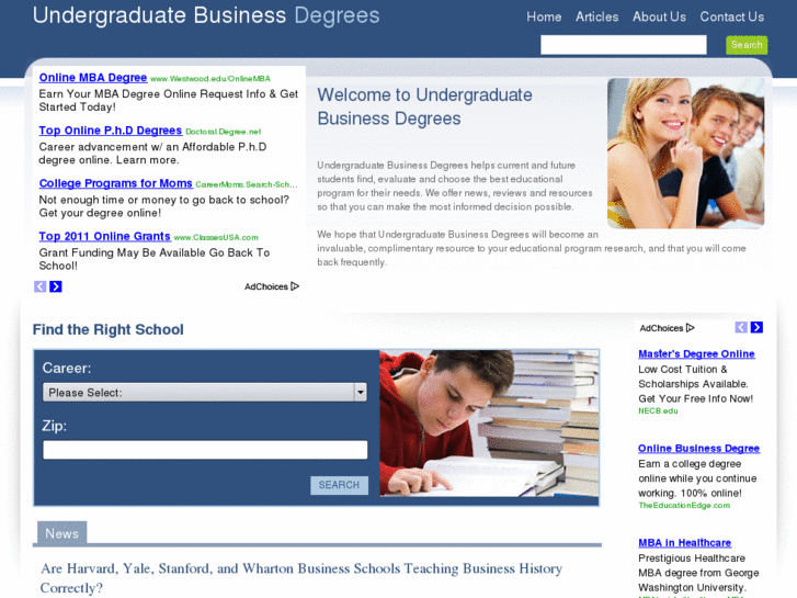 www.undergraduatebusinessdegrees.com