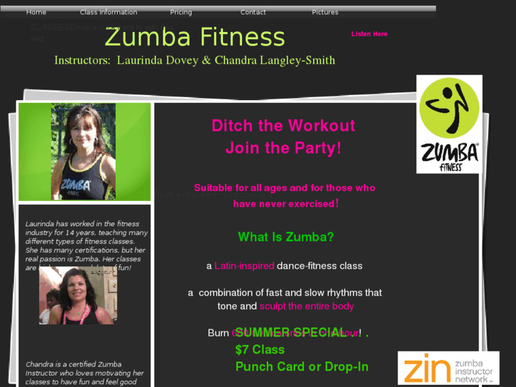 www.zumbawithme2.com