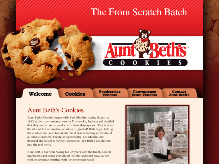 www.auntbethscookies.com