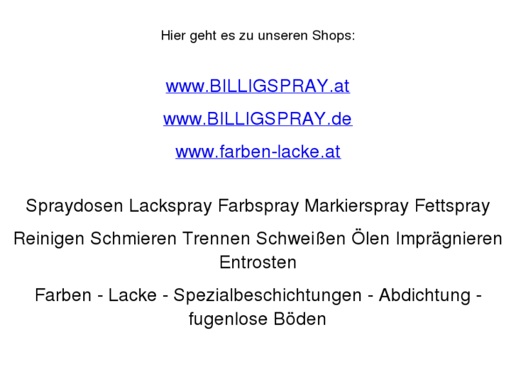 www.billigspray.at