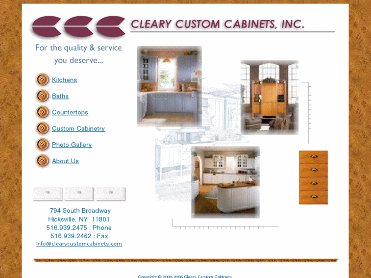 www.clearycustomcabinets.com