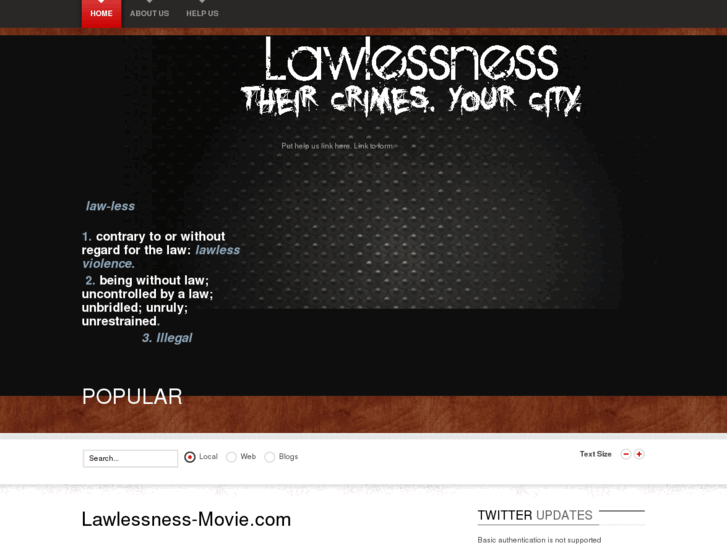 www.lawlessness-movie.com