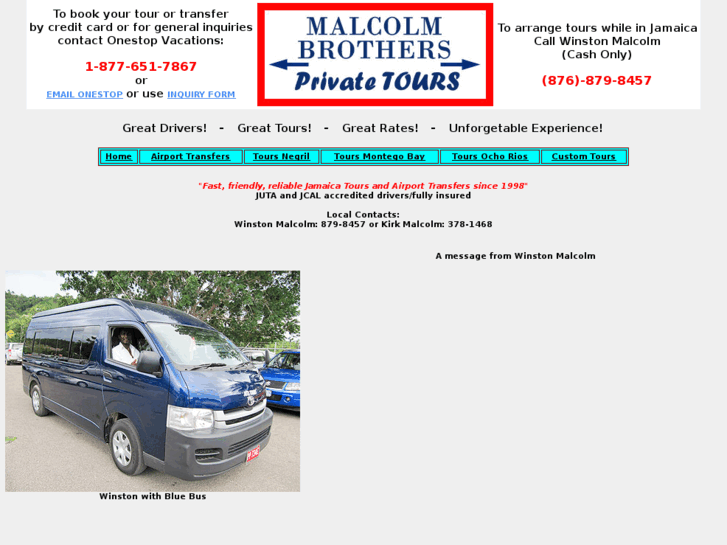 www.malcolmbrothersjamaicatours.com