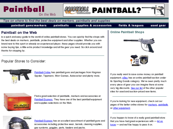 www.paintballontheweb.com