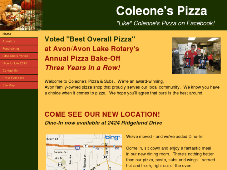 www.coleonespizza.net