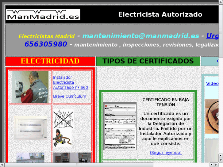 www.electricistasmadrid.org.es