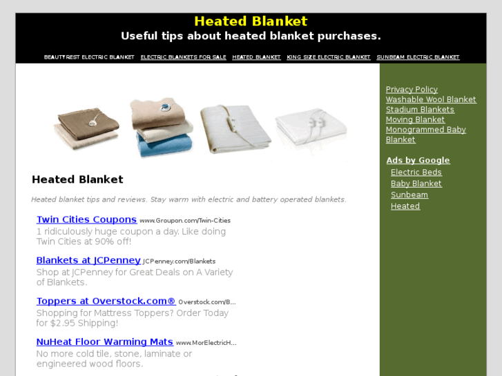 www.heatedblanket.org