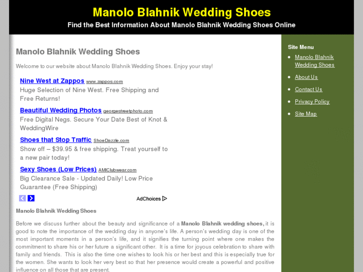 www.manoloblahnikweddingshoes.org