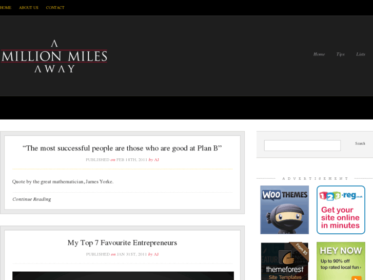 www.millionmilesaway.com