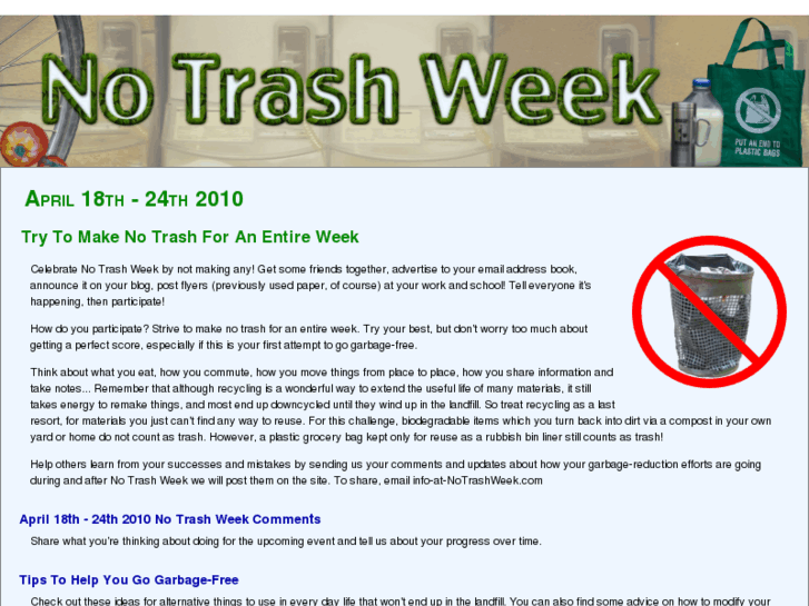 www.notrashweek.com