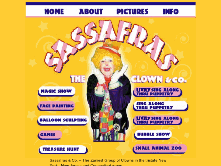 www.sassafrastheclown.com