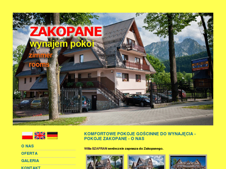 www.szafran-zakopane.pl