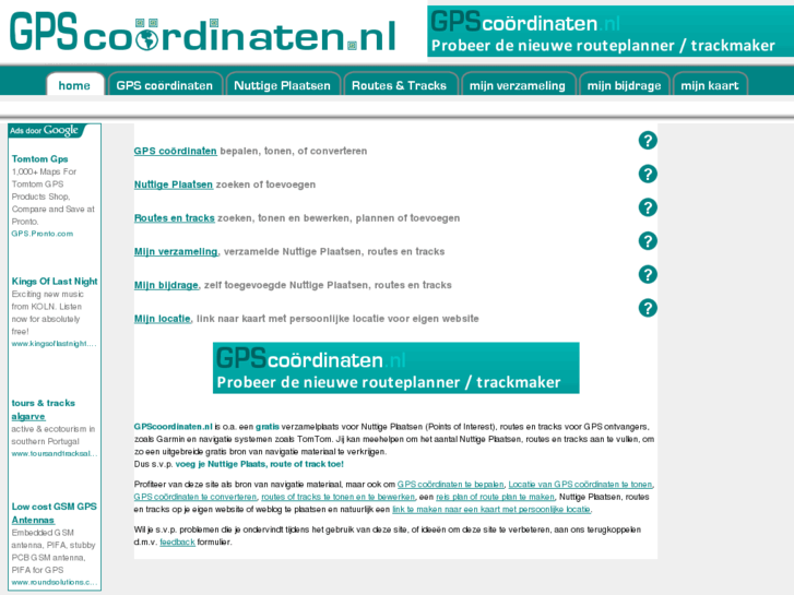 www.gpscoordinaten.nl