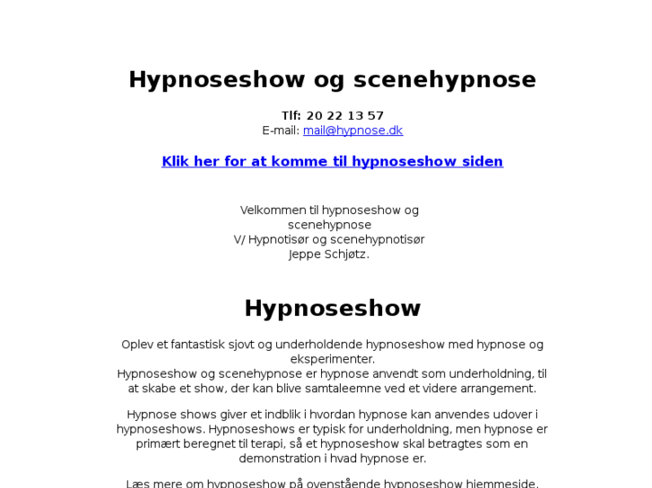 www.hypnose-show.dk