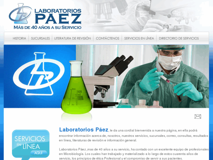 www.laboratoriospaez.com