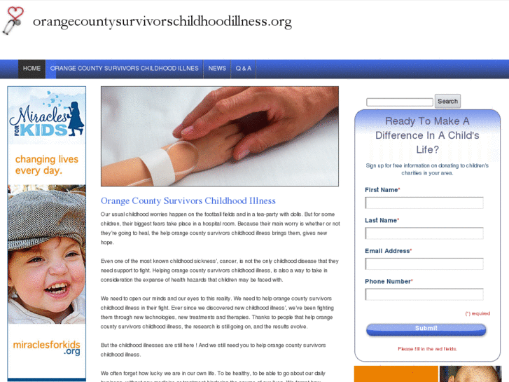 www.orangecountysurvivorschildhoodillness.org