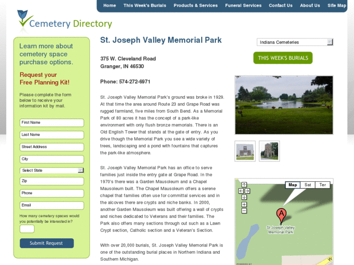 www.stjosephvalleymemorialpark.com