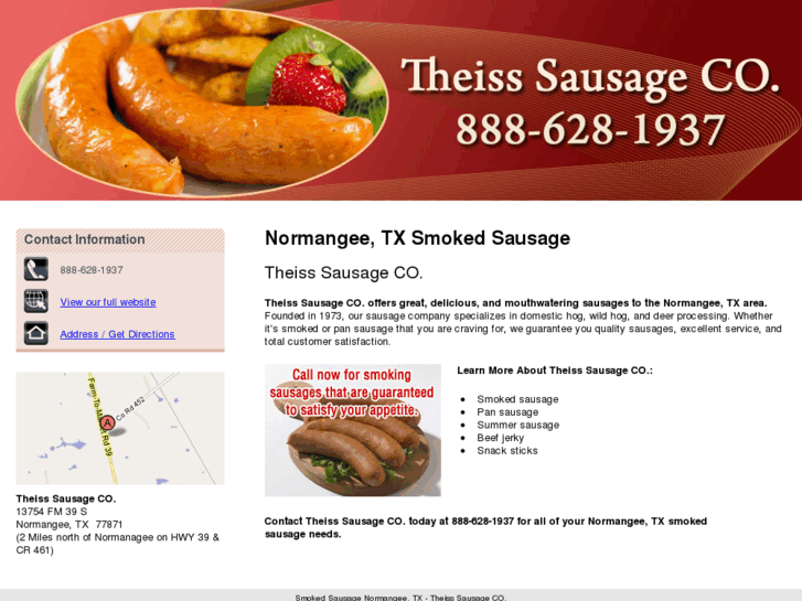 www.theisssausage.com