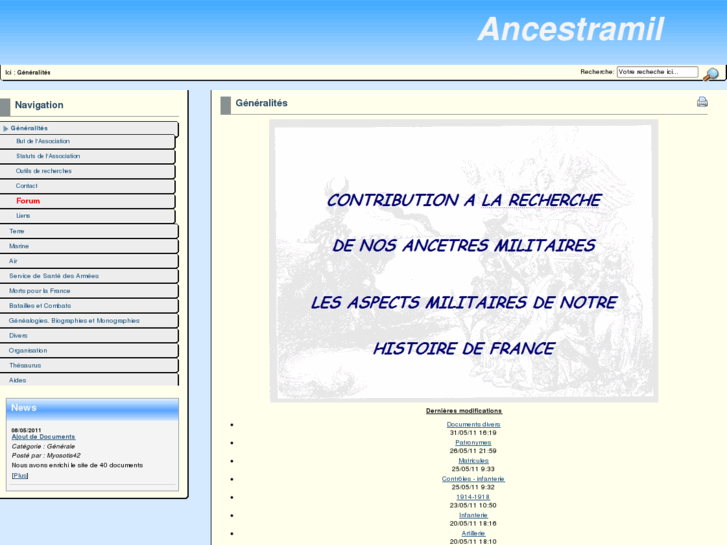 www.ancestramil.fr