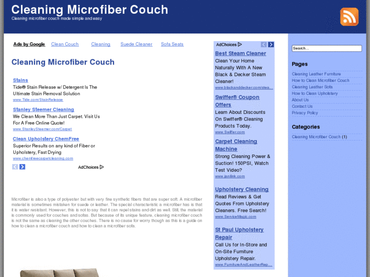 www.cleaningmicrofibercouch.org