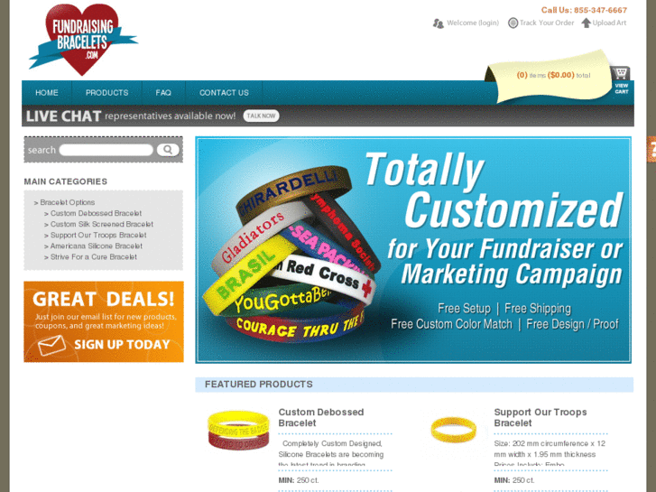 www.fundraisingbracelets.com