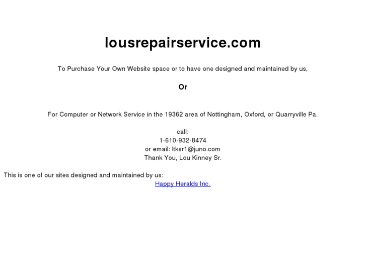 www.lousrepairservice.com