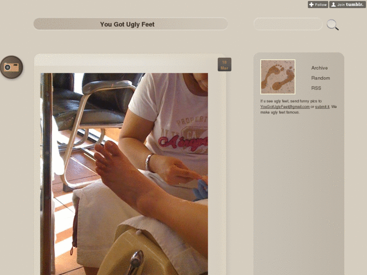 www.yougotuglyfeet.com