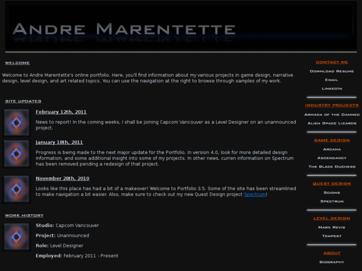 www.andremarentette.com