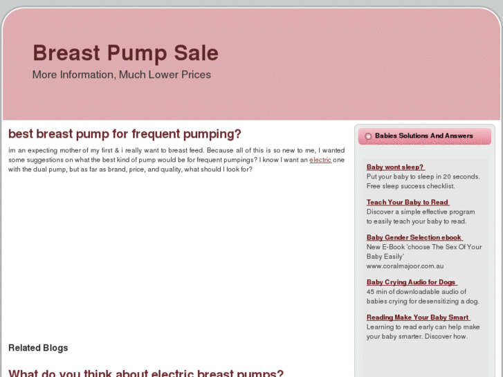 www.breastpumpsale.net